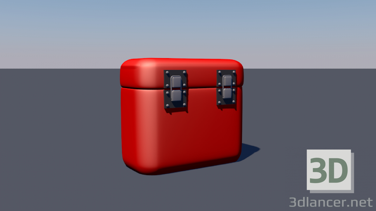 3D-Model 
Metal chest