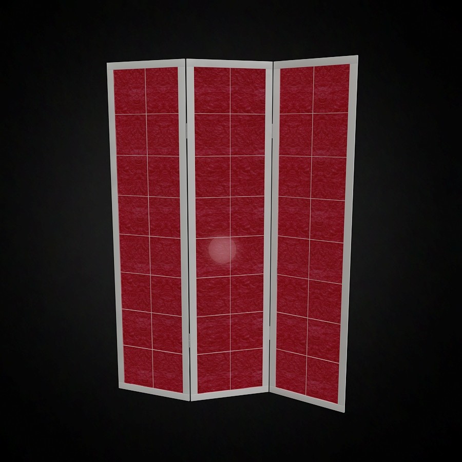 Feng Shui Room Divider Free 3D Model