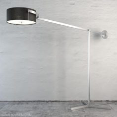 Metal Body Floor Lamp 3D Model