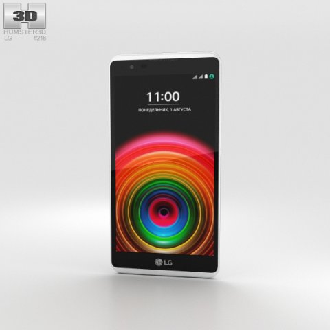 LG X Power White 3D Model