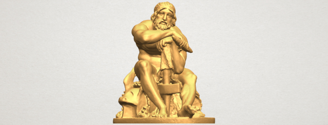 Sculpture of Thor 3D Model