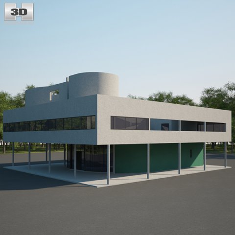 Villa Savoye 3D Model