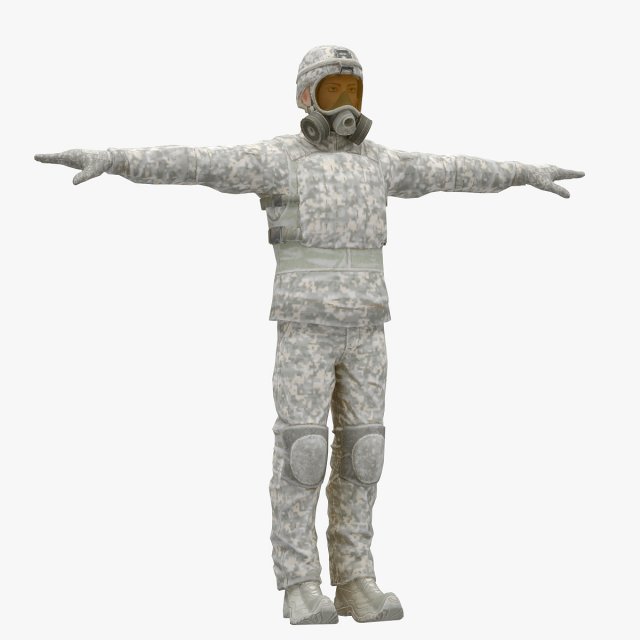 Male 02 Rigged T-Pose Lowpoly 3D Model