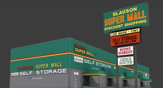 Slauson Super Mall 3D Model