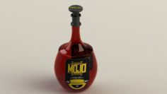of ALCOHOL bottle 3D Model