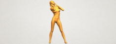 Naked Girl D01 3D Model