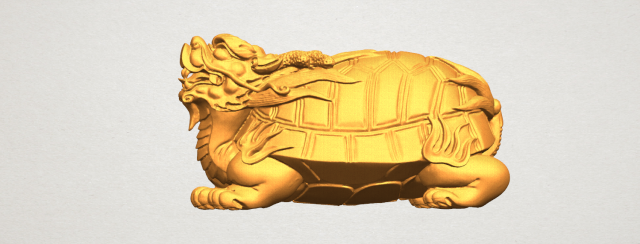 Dragon Tortoise 3D Model