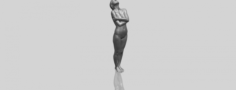 Naked Girl J08 3D Model