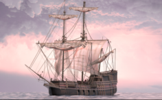 Ship 3D Model