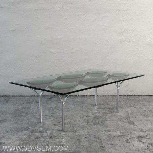 Original Glass Table 3D Model