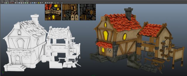 House lowpoly 3D Model