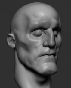 Stylized Head v2 3D Model