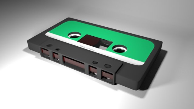 Cassette tape 3D Model