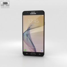 Samsung Galaxy J7 Prime Black 3D Model