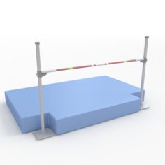 Athletics High Jump 3D Model