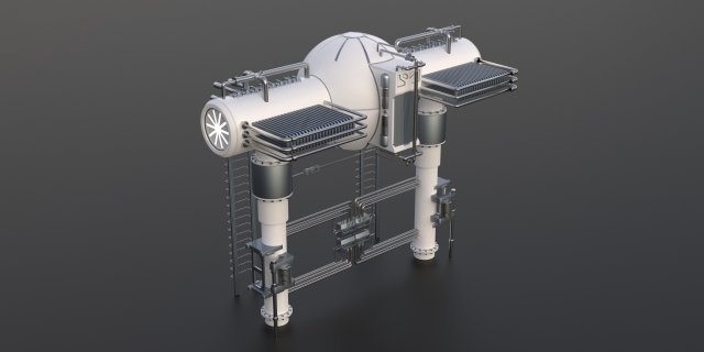 Sci-Fi Generator 3D Model