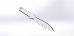 Throwing knife Free 3D Model