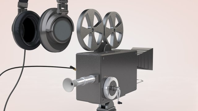 Camera and Headphone 3D Model