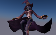 Dark Witch 3D Model