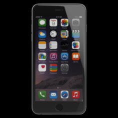 Iphone 6 Space Gray 3D Model