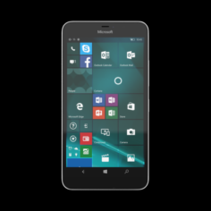 Microsoft Lumia 640 XL LTE White 3D Model
