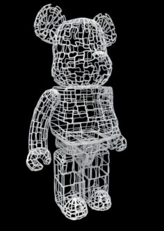 Wires Bear Brick 3D Model