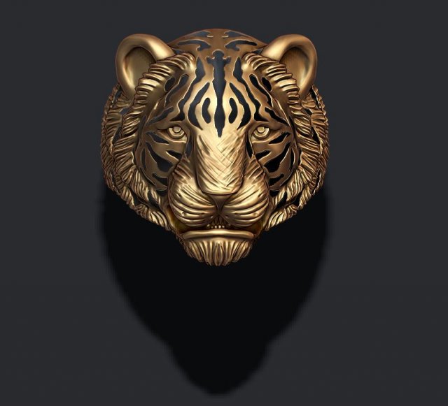 Tiger ring 3D Model
