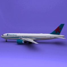Boeing 767 First Choice 3D Model