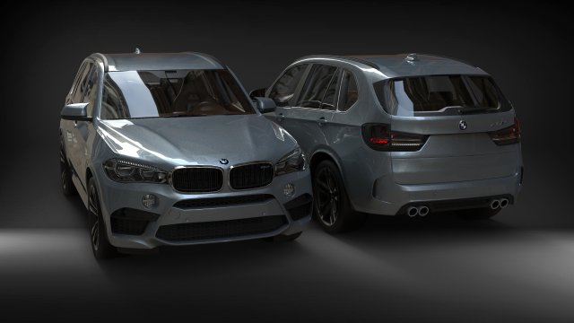 BMW X5M 2015 3D Model