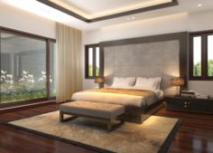 Bedroom villa 3D Model
