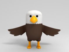 3D Eagle Character model 3D Model