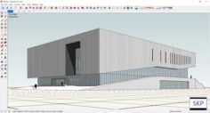 Sketchup sport building 108 3D Model