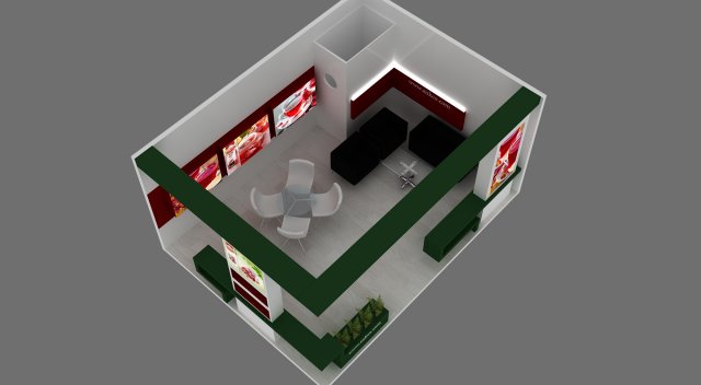 Exhibition stand 11 3D Model