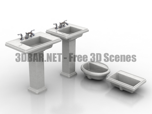 Kohler Tresham Sinks 3D Collection