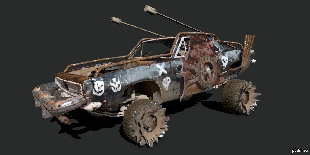1968 Plymouth Barracuda (Unknown) 3D Model