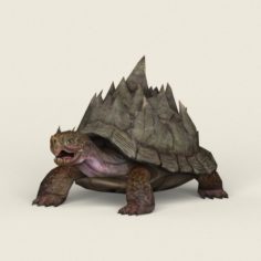 Game Ready Fantasy Turtle 3D Model