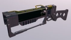 Fallout 4 Laser Rifle 3D Model