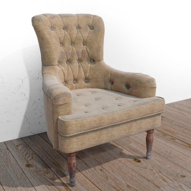 An old armchair 3D Model