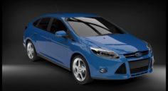 Ford Focus Sedan 2011 3D Model
