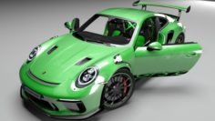 Porsche 911 gt3 rs 2019 3D Model