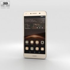 Huawei Y5II Sand Gold 3D Model
