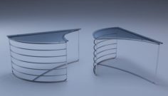 Club Table ENES 3D Model