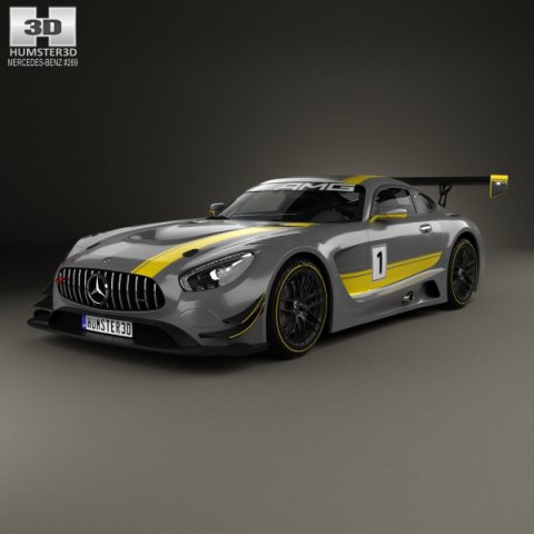 Mercedes-Benz AMG GT3 2015 3D Model