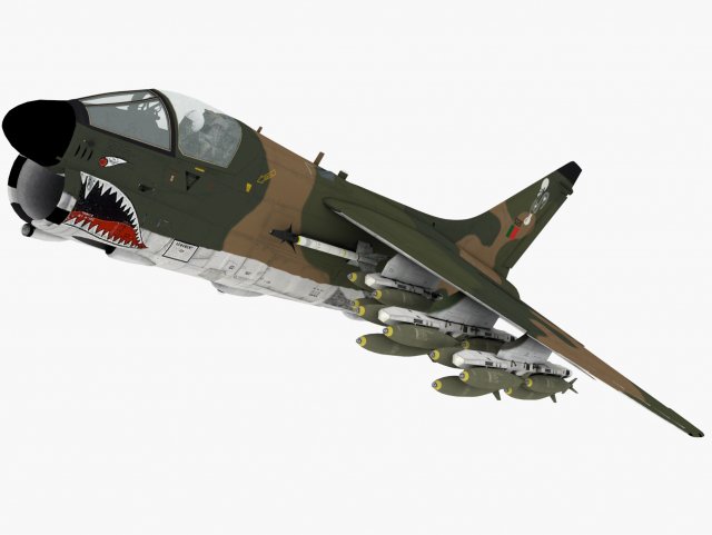 LTV A-7 Corsair II 3D Model