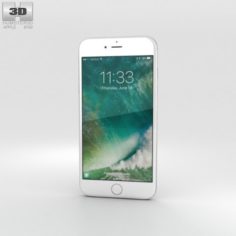 Apple iPhone 7 Plus Silver 3D Model