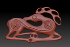 Scythian Stag 3D Model
