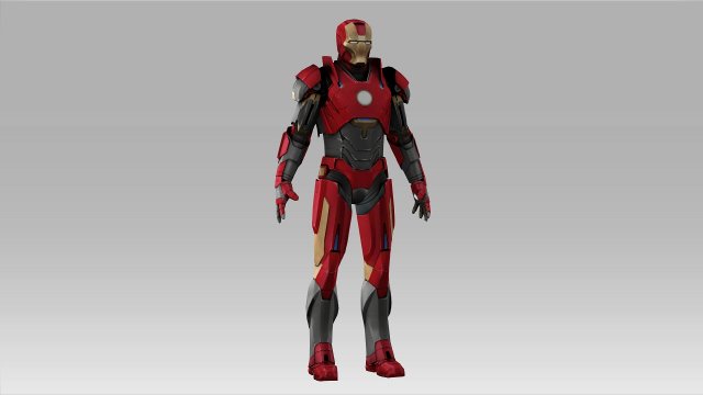 Iron Man Mark 16 3D Model