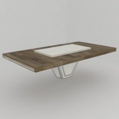 Modern coffee table -Pil- 3D Model