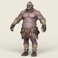 Game Ready Orc Character 3D Model