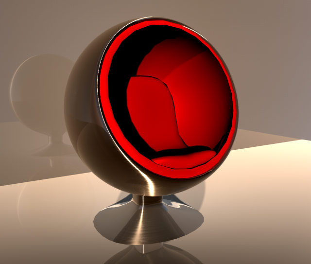 Egg chair 3D Model